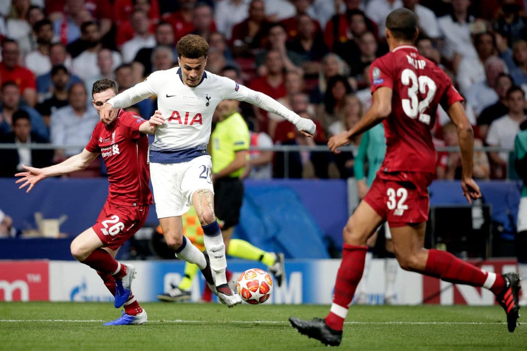 Dele fue más combativo en los últimos 20 minutos del partido, donde el Tottenham reaccionó en busca del empate.