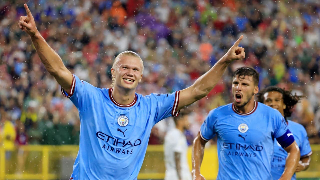 Haaland debuta con Manchester City con gol al Bayern Múnich