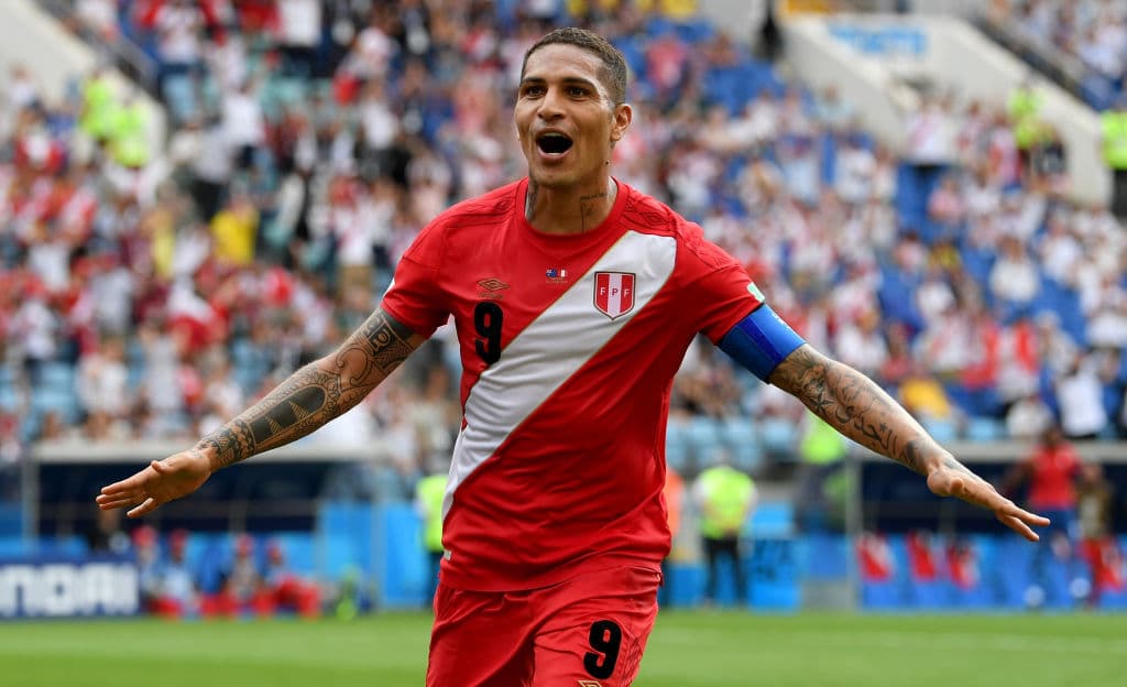 Perú. Capitán: Paolo Guerrero, votó por Eden Hazard, Luka Modric y Cristiano Ronaldo.
