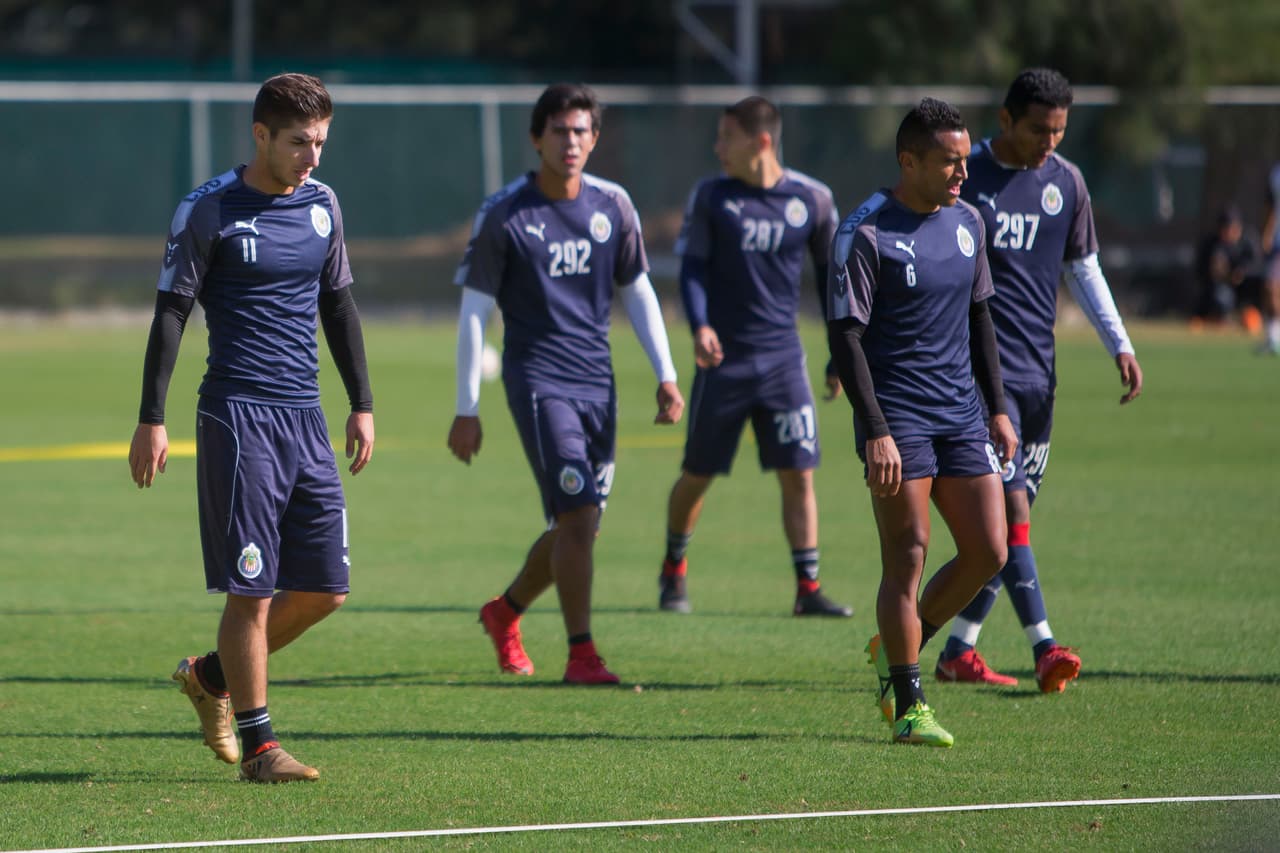 El equipo tuvo su entrenamiento luego del empate en la primera jornada contra Toluca en el Clausura 2018, donde se llevó un valioso empate 1-1 del estadio Nemesio Díez.