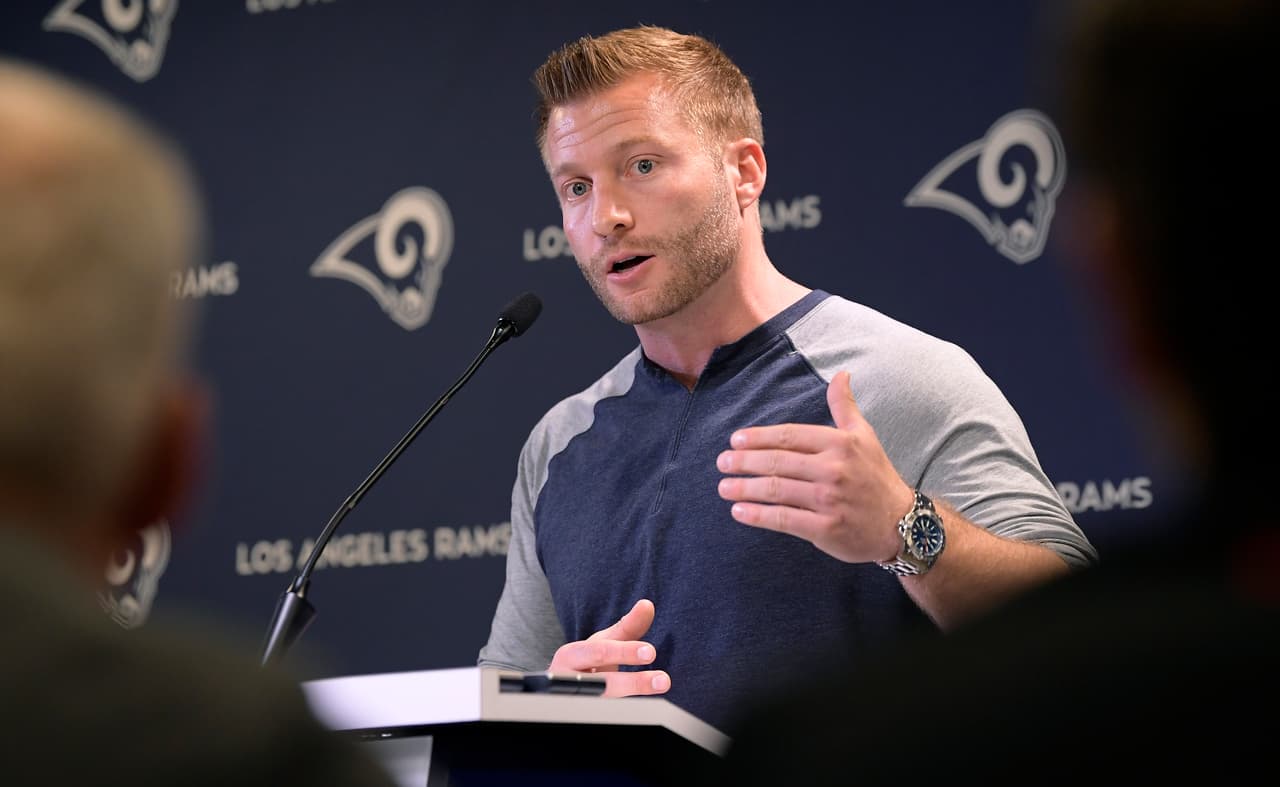 Sean McVay deja atrás la derrota en el Super Bowl y ya se enfoca en el futuro de Rams