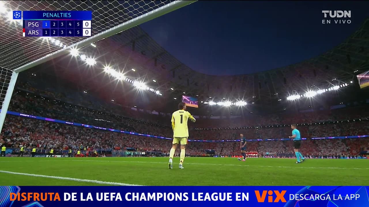 ¡PSG vs. Arsenal! Tanda de penales completa de la Final de la Champions League