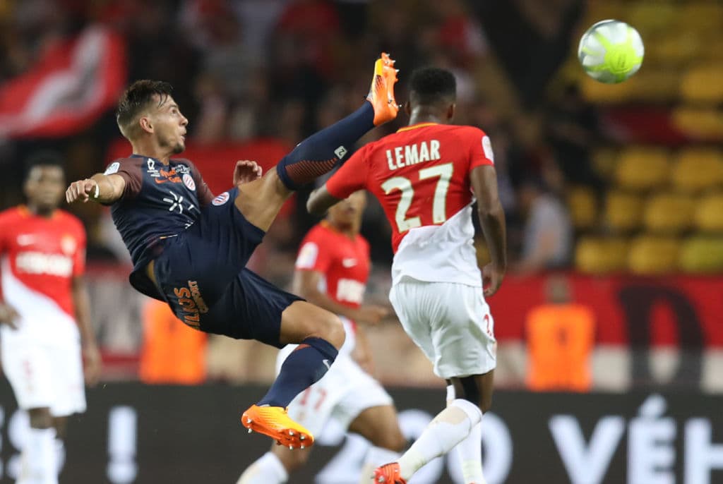 Rubén Aguilar, jugador francés del Montpellier.