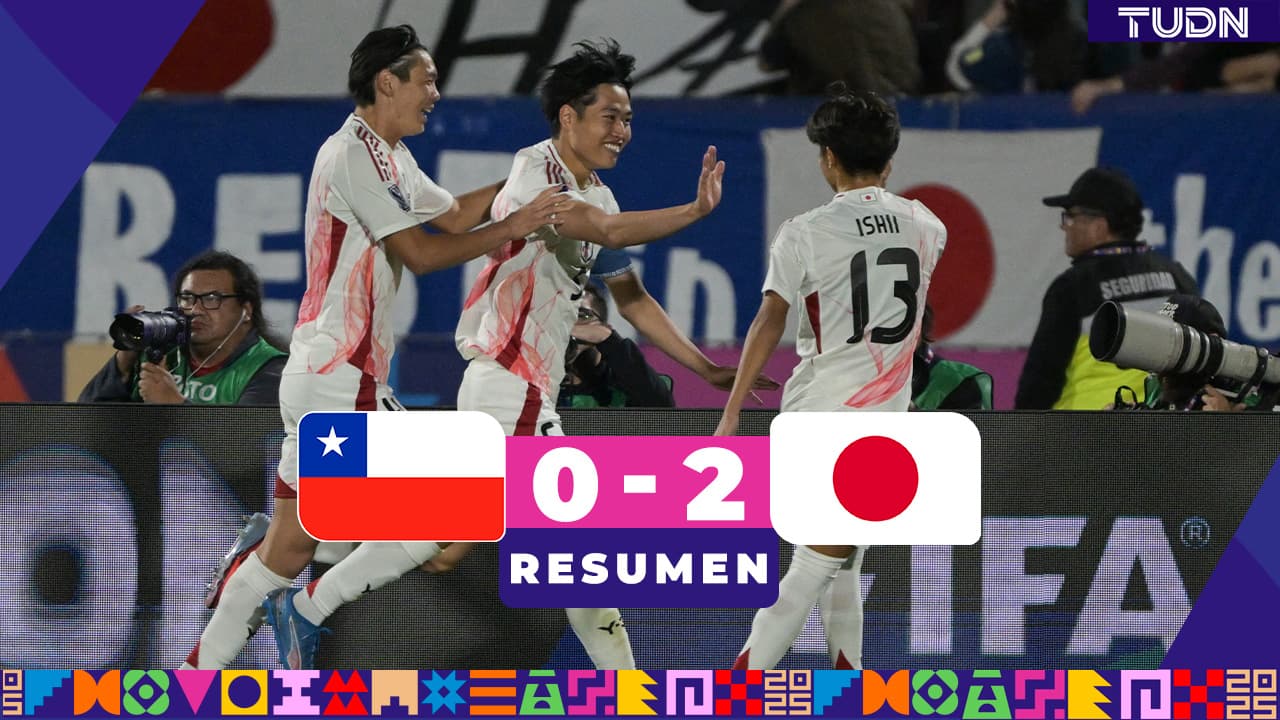 Resumen | Japón derrota a Chile en casa y sigue con paso perfecto