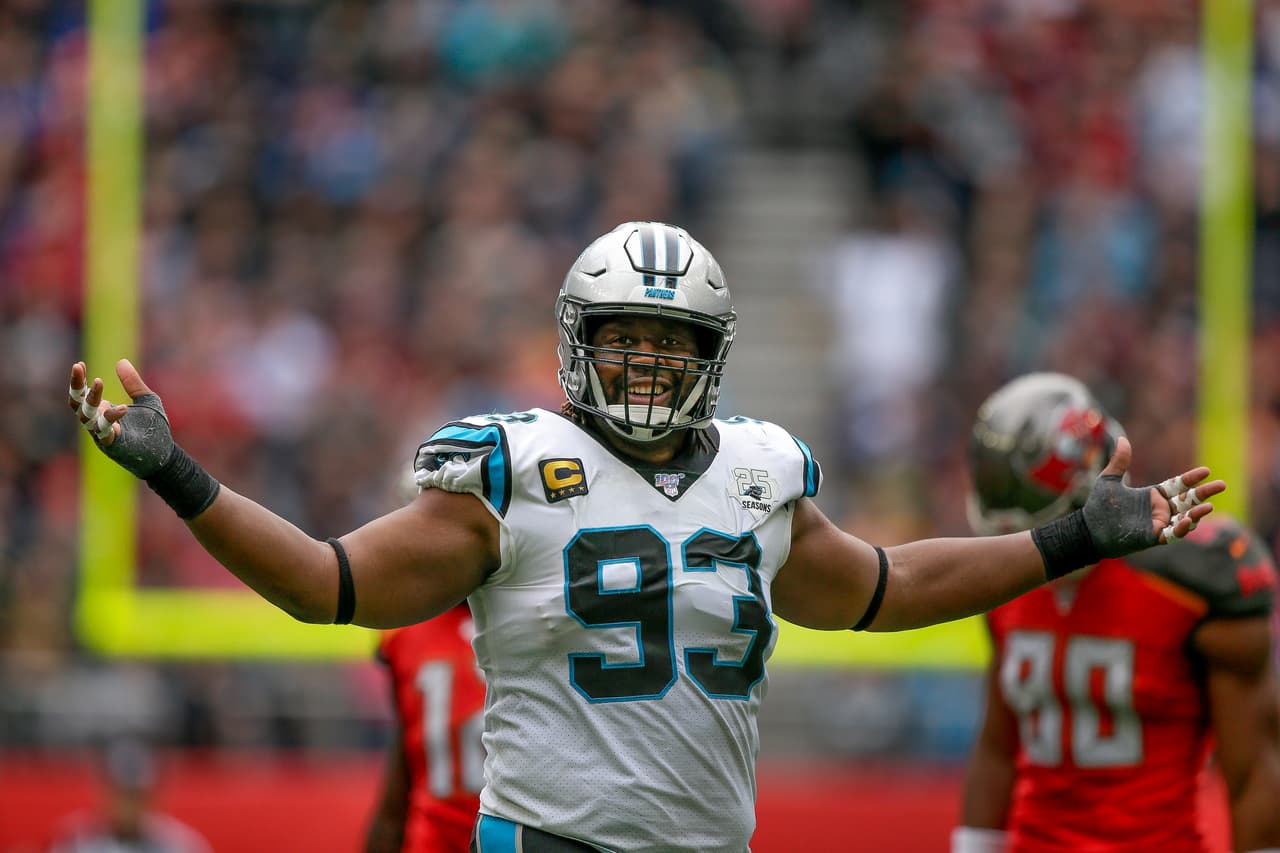Gerald McCoy celebra.
