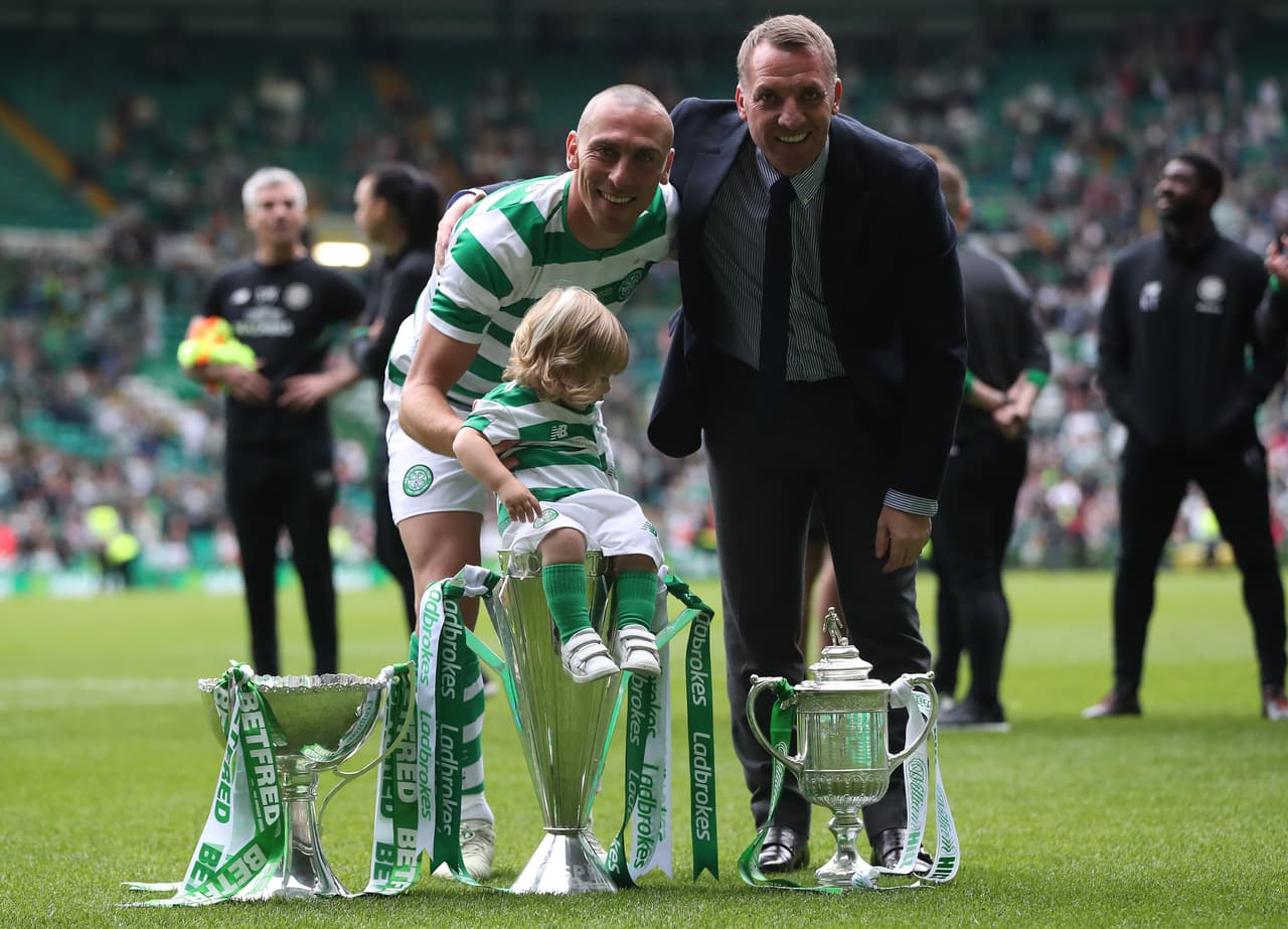 El excapitán de la selección de Escocia y actual capitán del Celtic Glasgow, Scott Brown.