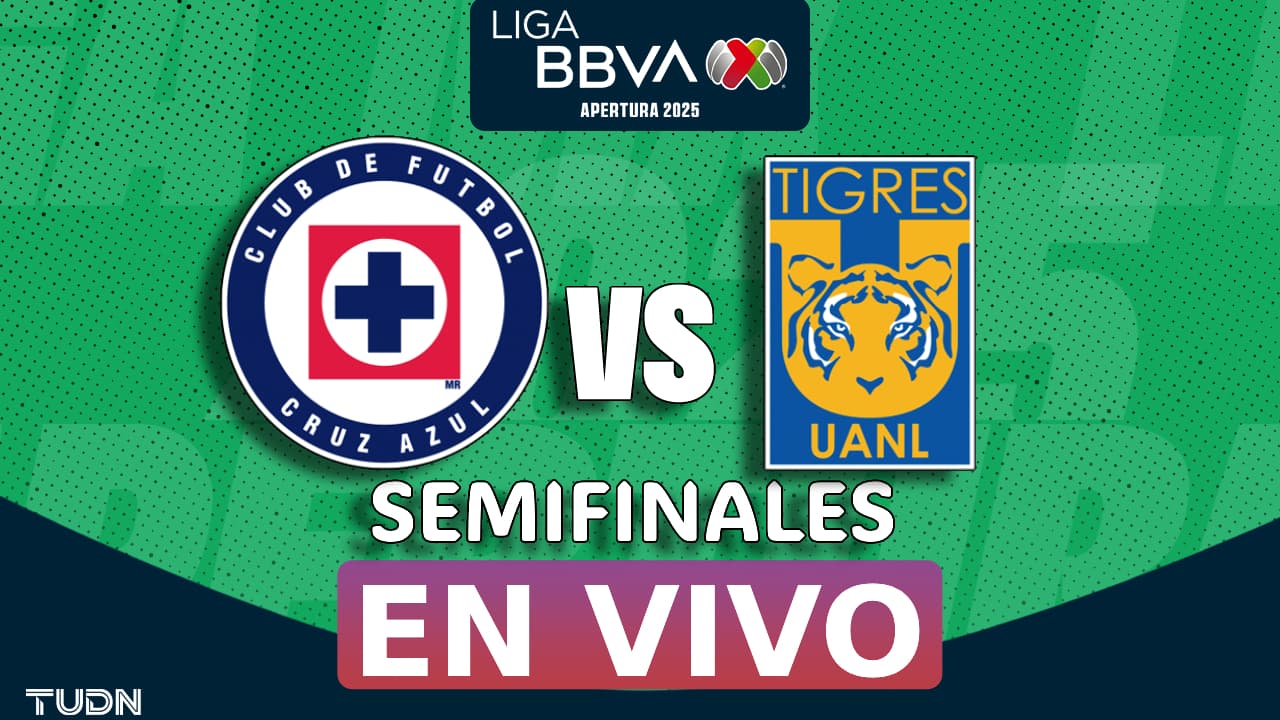 Cruz Azul vs. Tigres EN VIVO Semifinales Ida Apertura 2025 de Liga MX: ¡Empate final!