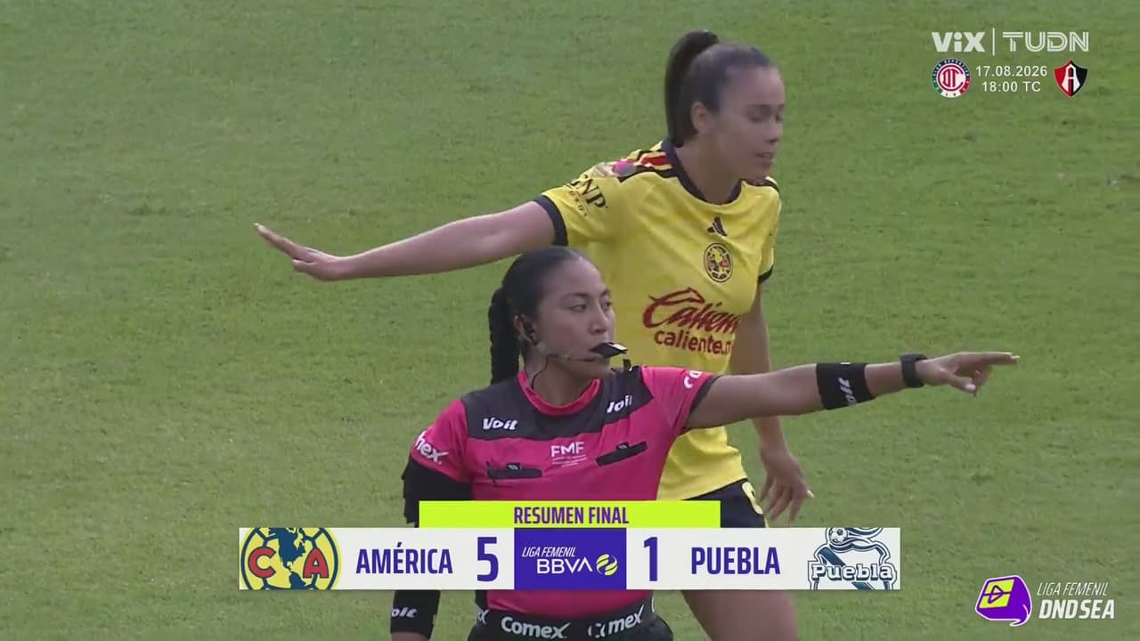 Resumen | América se consolida en la cima del Grupo 2 de la Liga Femenil