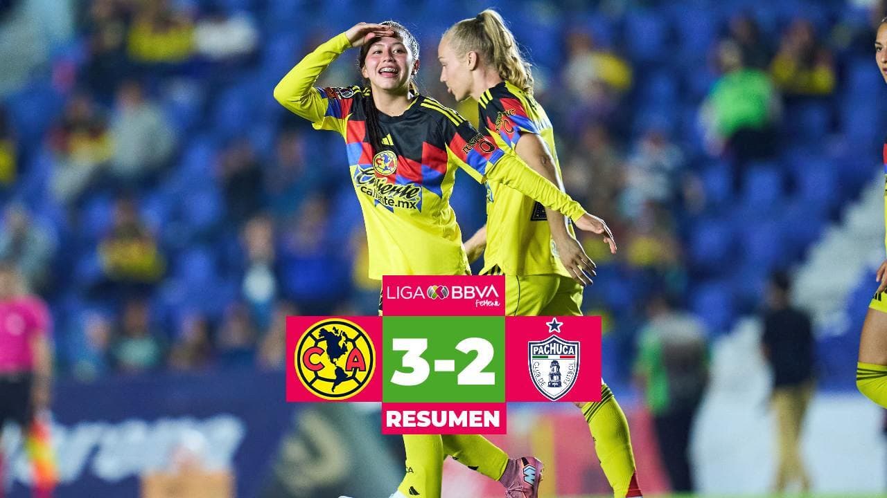 Resumen | ¡América vence a Pachuca! Con unos golazos las águilas consiguen victoria en casa