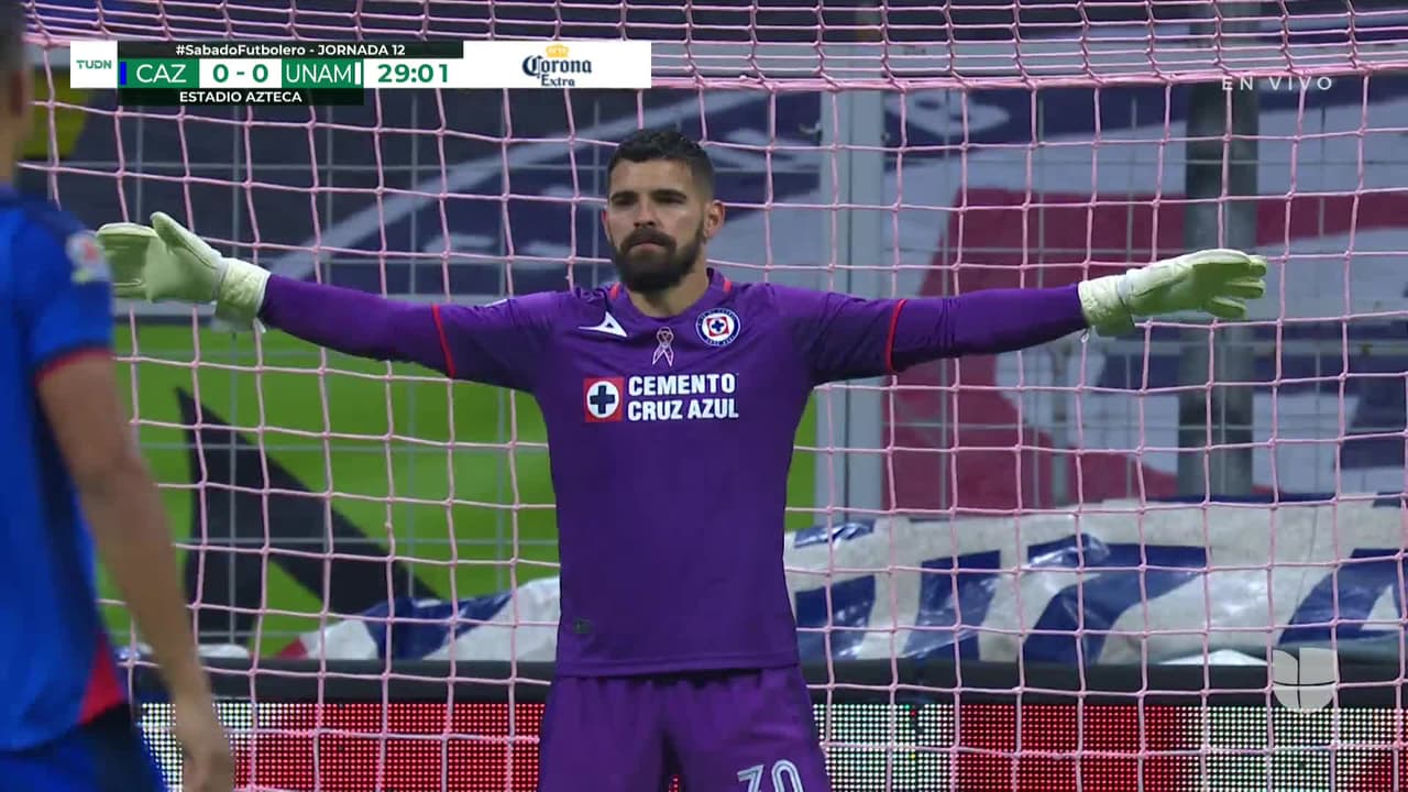 ¡GOL!  anota para Pumas UNAM. César Huerta