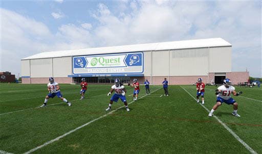 El Centro de Entrenamiento de los Giants en East Rutherford, New Jersey (AP-NFL).