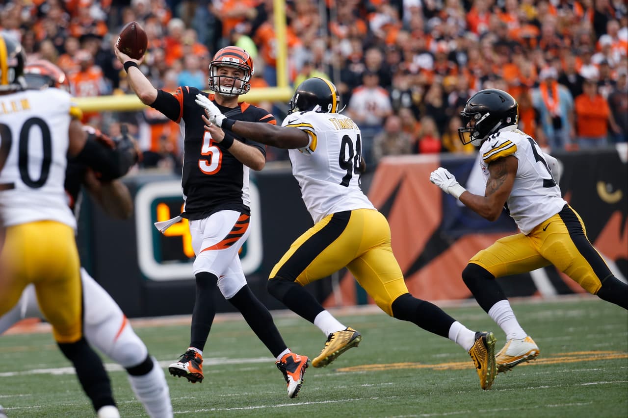 Los Bengals perdieron a su QB Andy Dalton y con ello el partido vs. Steelers 33-20. Checa las mejores tomas del duelo con el Pittsburgh está en la lucha por un boleto a la ronda de comodines.