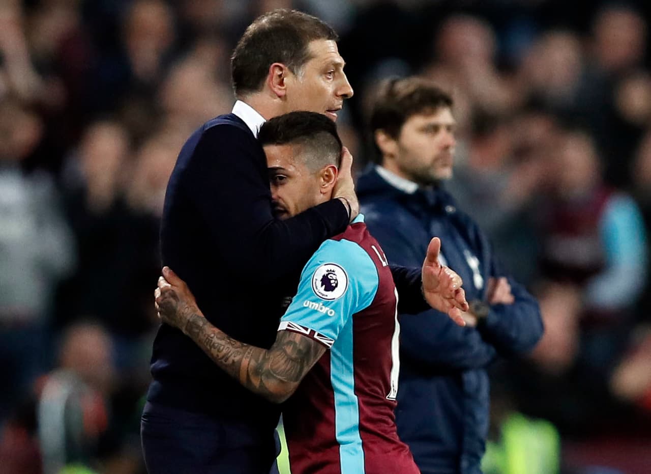 El argentino Lanzini tiene la confianza de su técnico, el croata Slaven Bilic, para que sea uno de los latinoamericanos que crezca dentro del equipo.