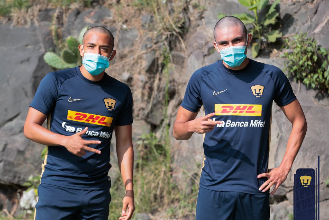 Pumas en su tercera semana de pretemporada después del parón por coronavirus.