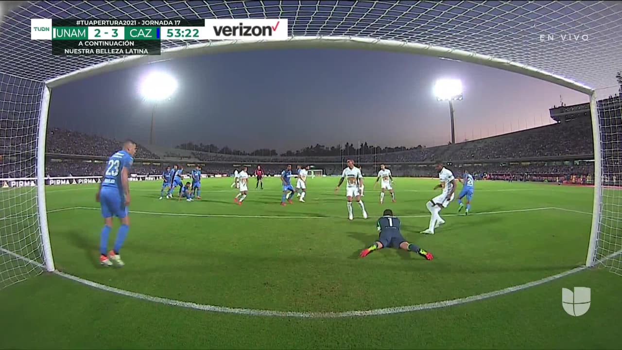 ¡TIRO ATAJADO! disparo por Washington Corozo.