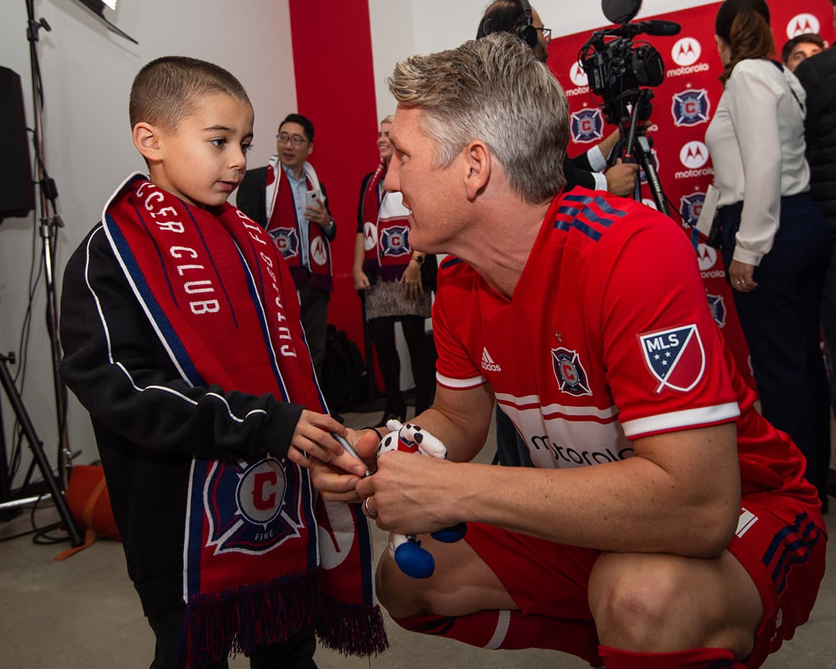 Nadie en Chicago quiso perderse la oportunidad de estar cerca de sus ídolos. (Chicago Fire SC)