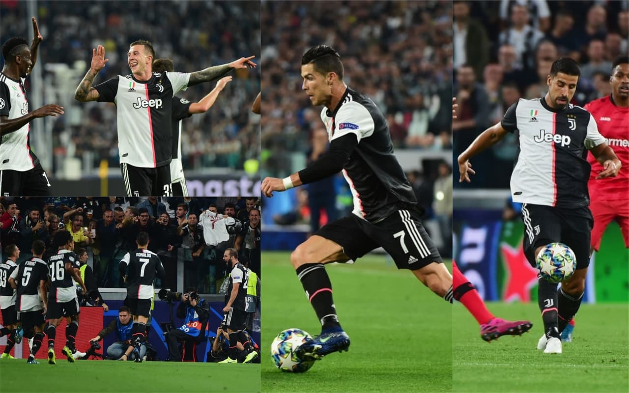 En duelo de llegadas, la Juventus golea en casa 3-0 al Bayer Leverkusen.