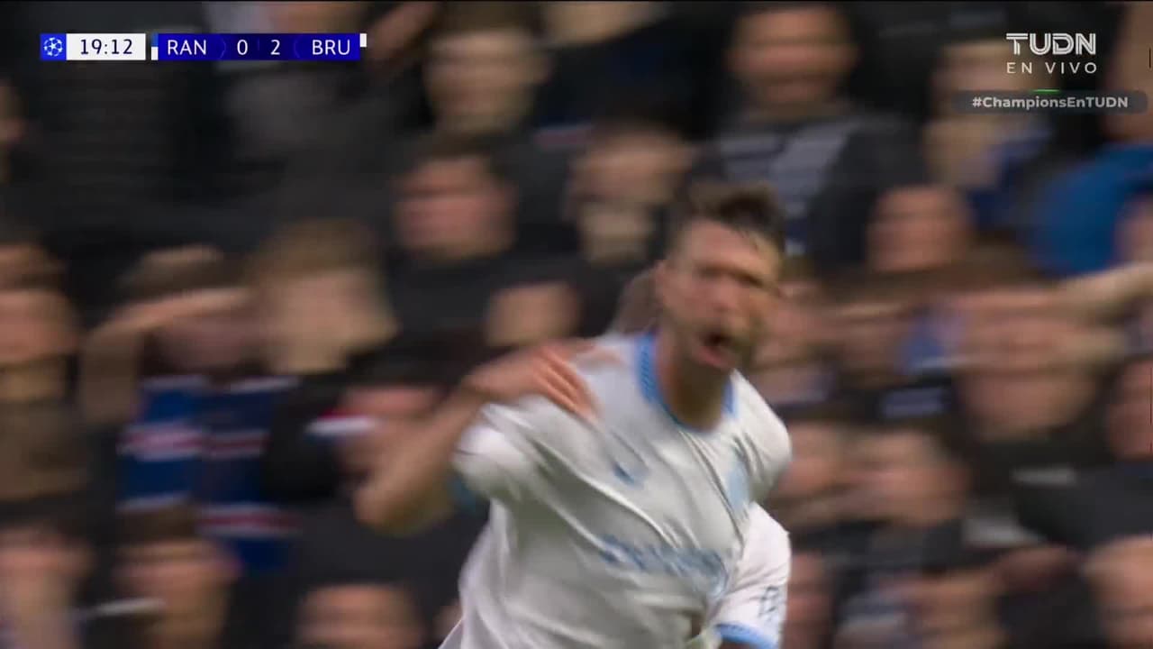 ¡Brutal golazo! Mechele saca cañonazo y Brujas ya golea 0-3 a Rangers