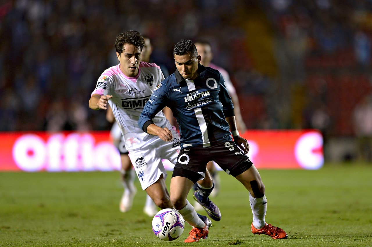 Una de las sorpresas de la Jornada 15 es la goleada que anotó el Querétaro al Monterrey, Orbelín Pineda anotó de cabeza al minuto 29 con un gran pase de Danilinho.
