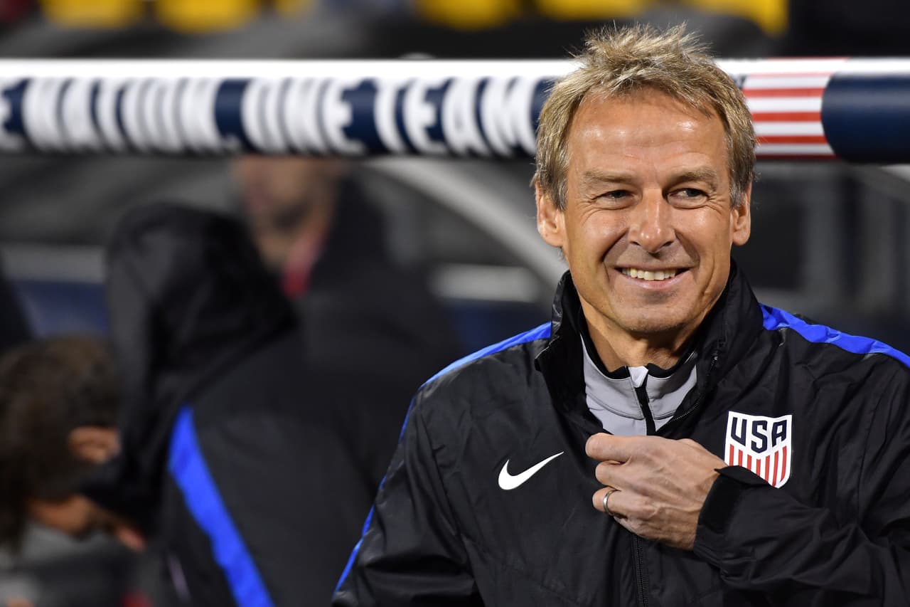 COLUMBUS, OH - NOVEMBER 11: Head coach Jrgen Klinsmann of the United States looks on against Mexico in the first half during the FIFA 2018 World Cup Qualifier at MAPFRE Stadium on November 11, 2016 in Columbus, Ohio. (Photo by Jamie Sabau/Getty Images)