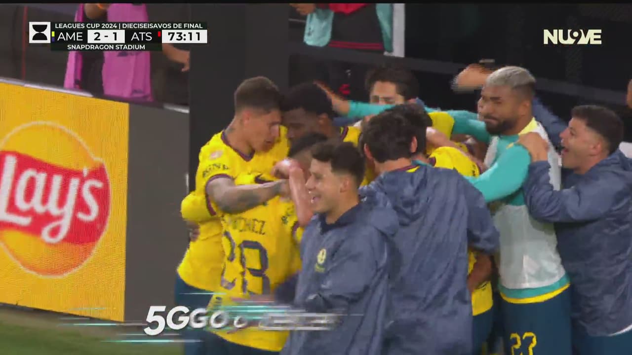 ¡Golazo del América! Jugadón de Dilrosun  y definición de crack de Henry Martín