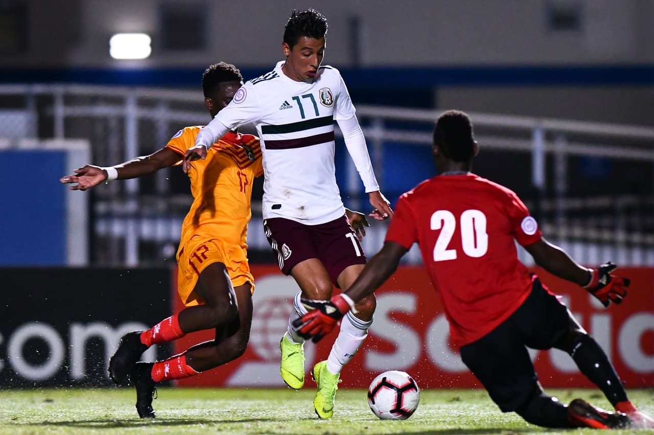 Diego Hernández puso el 7-0 en el marcador para México. El tanto cayó a los 73 minutos, todavía quedaba tiempo para seguir anotando.