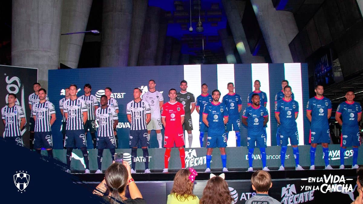 Jerseys del Club Monterrey 2018/19.