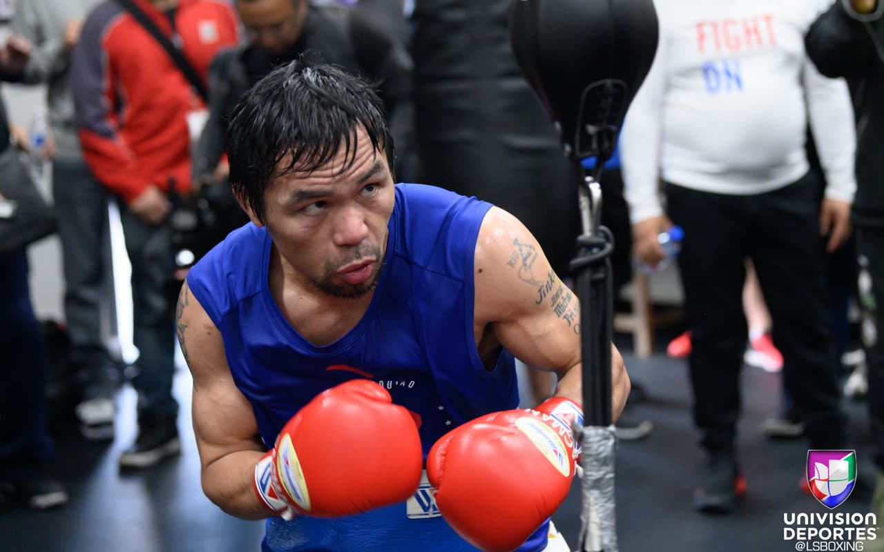 Manny Pacquiao y Adrien Broner se enfrentarán el sábado 19 de enero en el MGM Grand de Las Vegas por la faja AMB wélter del filipino.