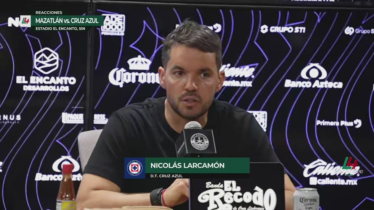 ¿Bajón en Cruz Azul? Larcamón explica lo que pasa con el equipo
