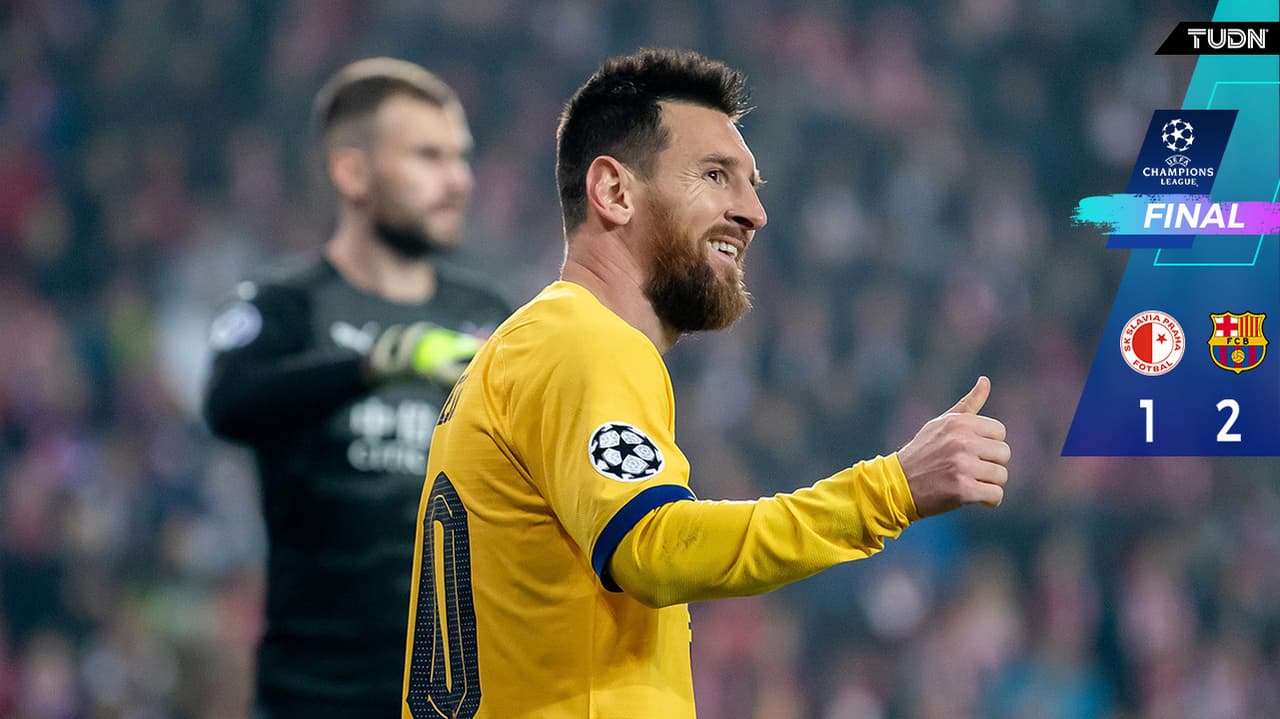 Con sufrimiento, el Barça vence al Slavia Praga en la Champions