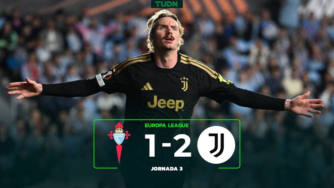 Resumen | Juventus le saca la victoria al Celta de Vigo en Europa League