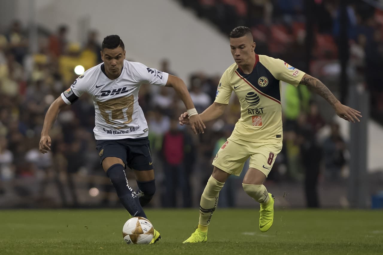 <b>Pablo Barrera: 4. | </b>Fue de los más rescatables del conjunto universitario, asistió para el gol de Carlos González, pero su equipo no ayudó para que luciera lo suficiente.