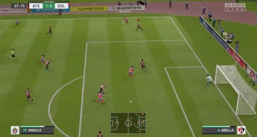 Fernando Beltrán se puso las ìlas en el segundo tiempo y consiguió el gol del empate para dividir los puntos.