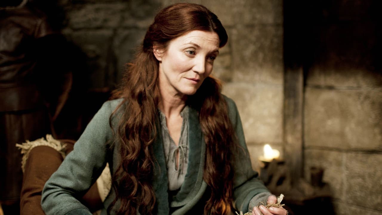 La esposa de Ned, Catelyn, recibe un mensaje de su hermana en el que se presume de la traición de los Lannister hacia John Arrin.