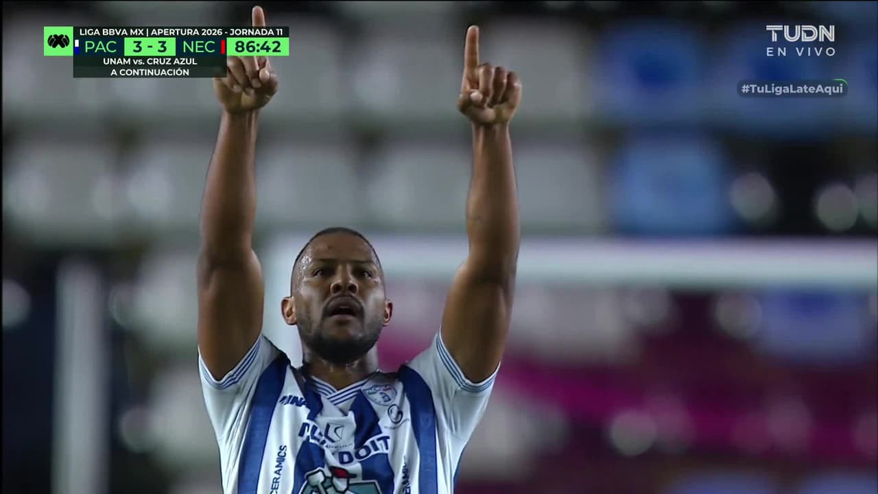 ¡Gol de Pachuca! El Rey Salomón empata el partido en los minutos finales