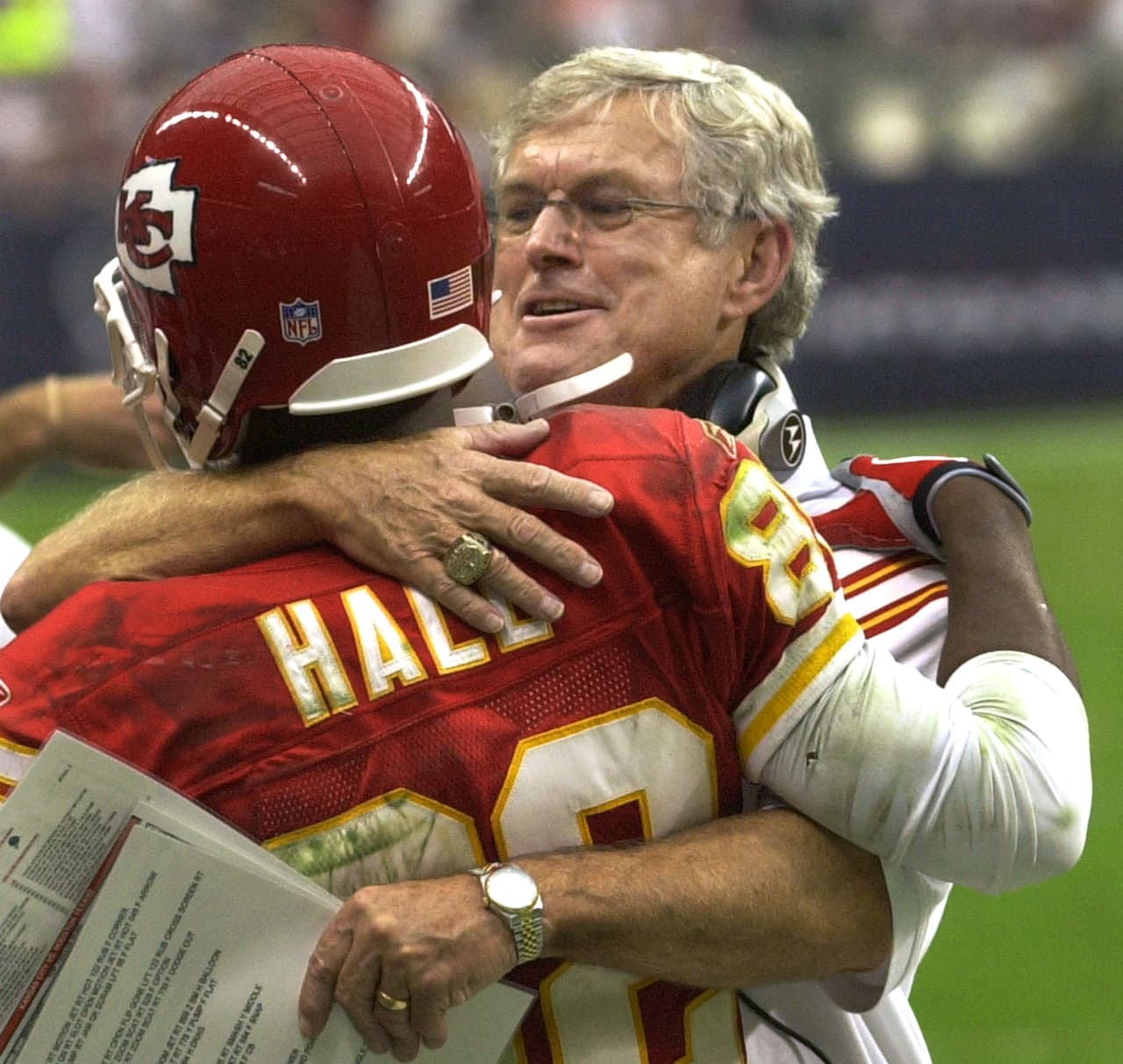 Después de la derrota ante Denver vinieron cinco años sin postemporada para Kansas City, el equipo decidió contratar al coach que ganó el Super Bowl con los Rams, Dick Vermeil, para terminar con la malaria y en 2003 volvieron a los playoffs, de nuevo con marca de 13-3, esta vez como el segundo mejor sembrado en la Conferencia Americana.