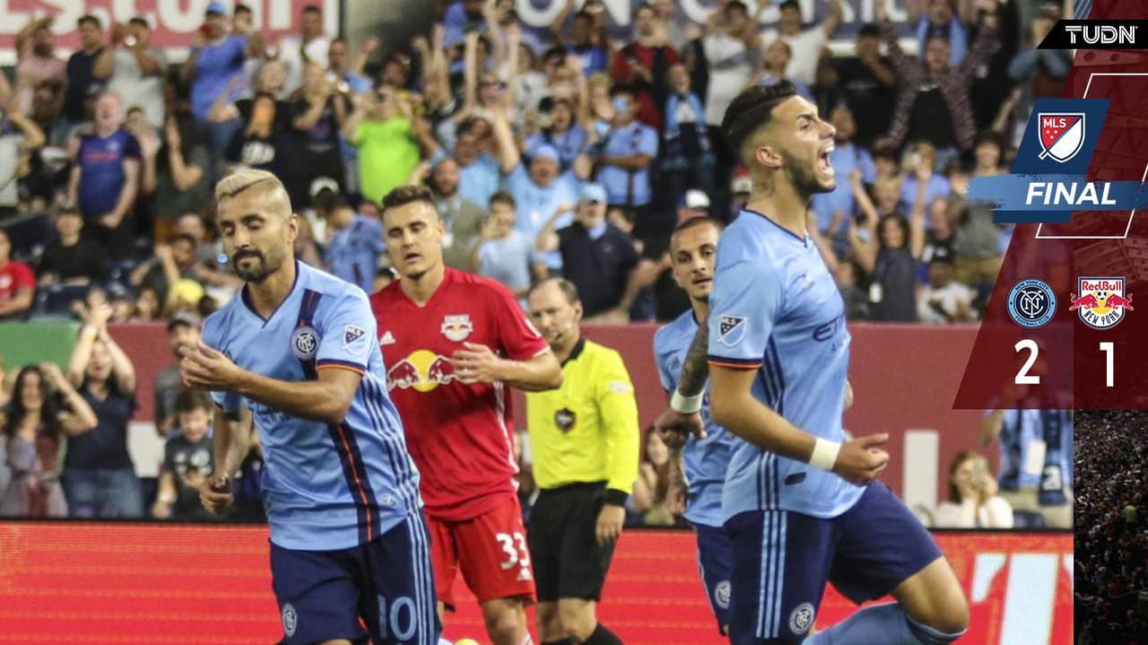 Un golazo de taco de Héber decidió el Hudson Derby a favor del NYCFC 