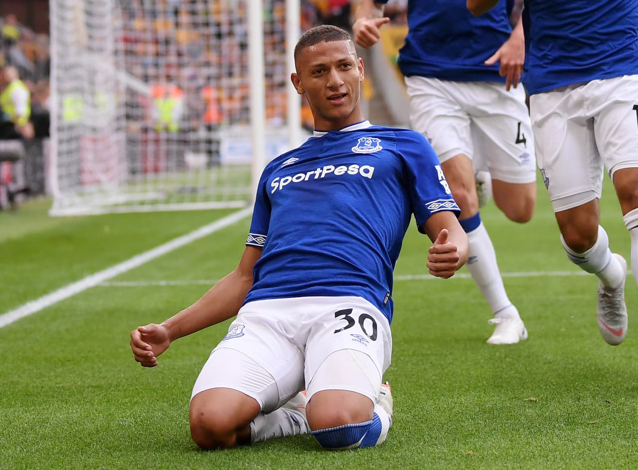 2. Richarlison (Brasil) - 51.5 millones de dólares del Watford F.C. al Everton F.C. (Verano 2018)
