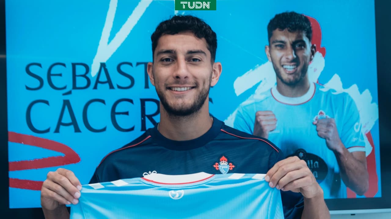 Sebastián Cáceres dice en su presentación con Celta que el futbol mexicano es desordenado