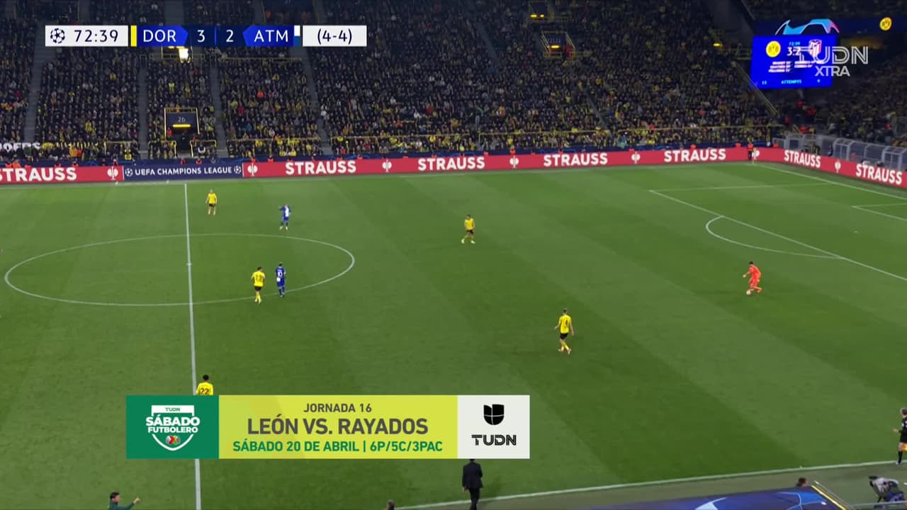 ¡GOL!  anota para Borussia Dortmund. Marcel Sabitzer