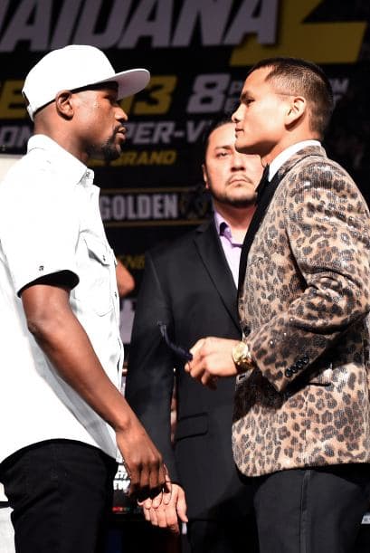 El cara a cara duró muy poco.