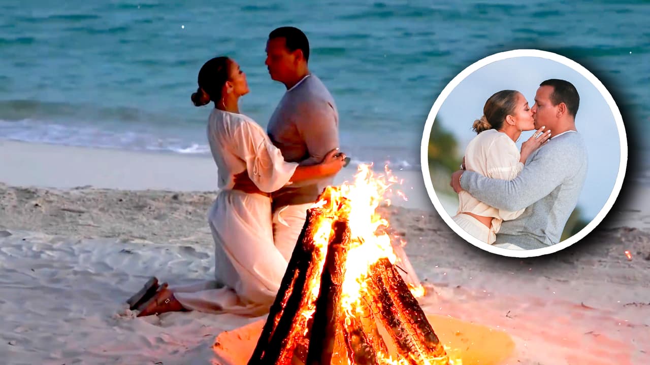 El exbeisbolista se despidió del año compartiendo el video de lo que sucedió el día en que le pidió matrimonio a su ahora expareja.