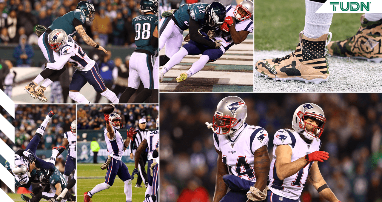 Philadelphia no aprovechó la condición de local y perdiò ante unos inspirados Patriots.