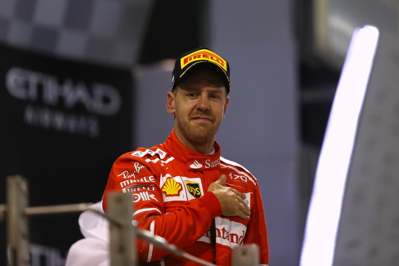 <b>Scuderia Ferrari: </b>5. Sebastien Vettel. Nació en Heppenheim el 3 de julio de 1987 (30 años). Llego a la F1 en 2006. Campeón del mundo e 2010, 2011, 2012 y 2013. Victorias: 47. Podios: 99. Poles: 50.