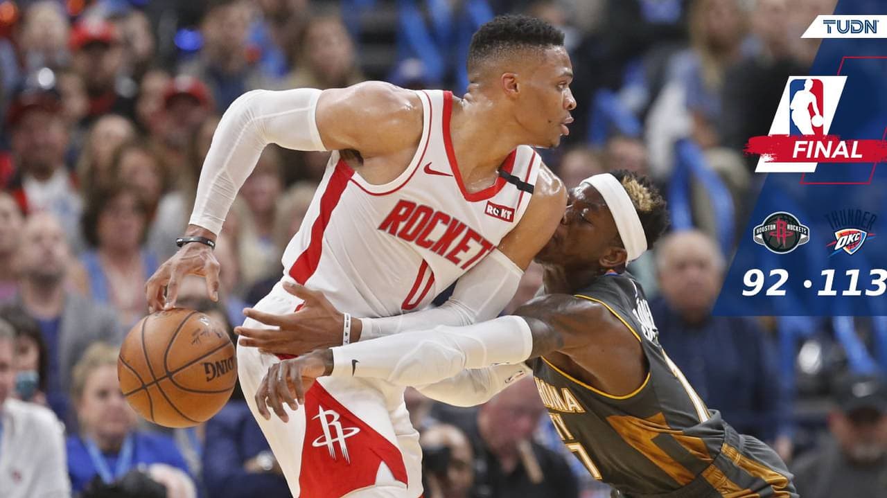 Thunder arruina el regreso de Russell Westbrook