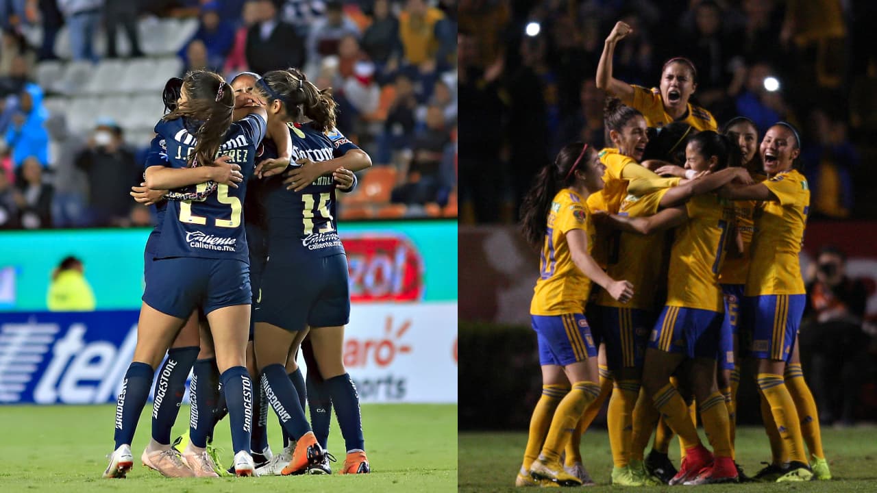 América y Tigres se enfrentarán por el título de la Femenil la próxima semana.