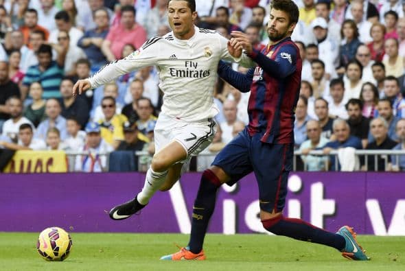 El Real Madrid se lanzó al ataque en busca del empate y por momentos acorraló al Barcelona.