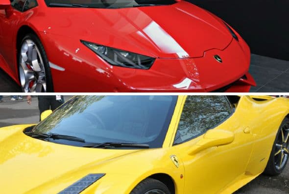 Lamborghini vs. Ferrari pieza por pieza, Chivas vs. América en el clásico del fútbol mexicano.Dos vehículos de gran lujo y calidad que hora son comparados con dos de los equipos más emblemáticos del balompié azteca.