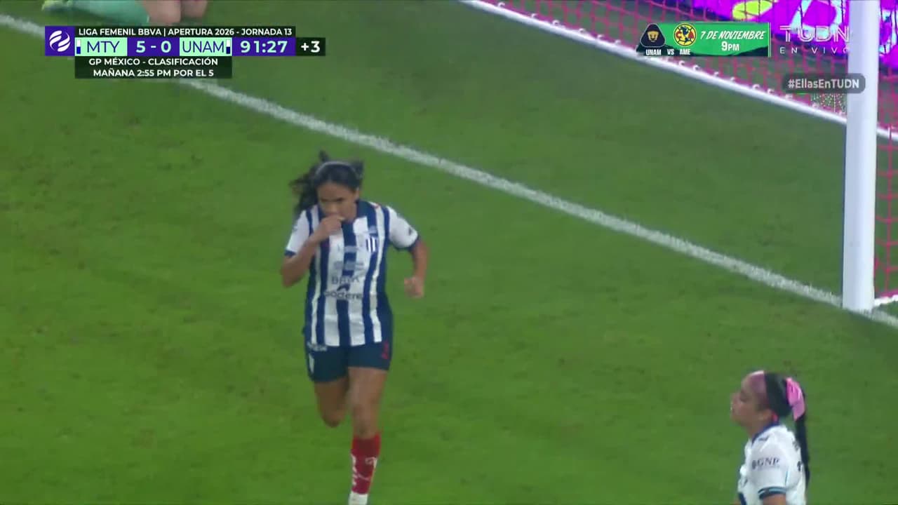 Lourdes Bosch marca doblete en la goleada regia