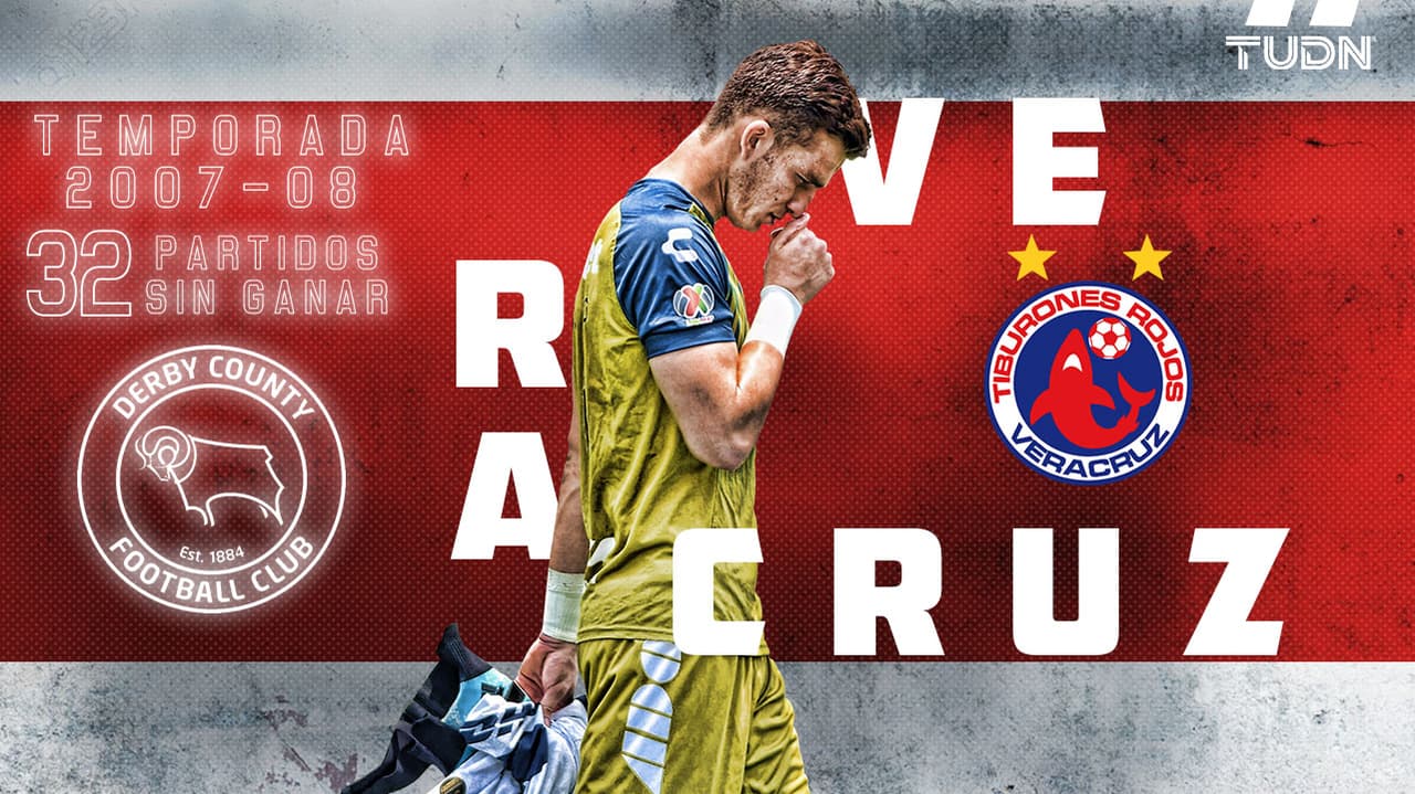 Veracruz, cerca de la racha maldita del Derby County